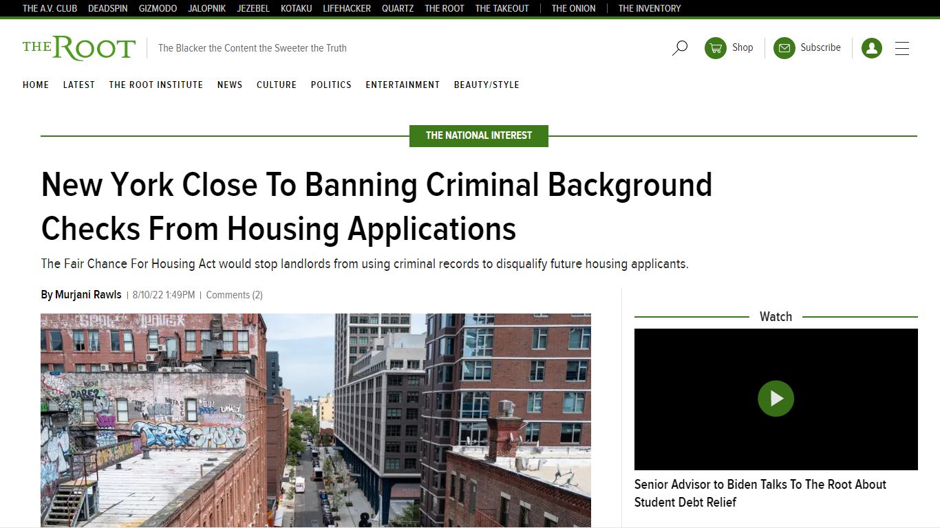 New York Close To Banning Criminal Background Checks From Housing ...